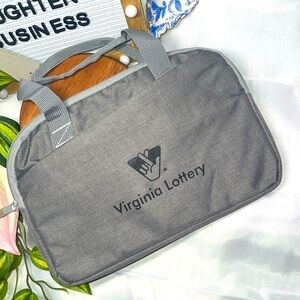 NWT ZOOM VIRGINIA Lottery gray LUCKY MONEY BAG